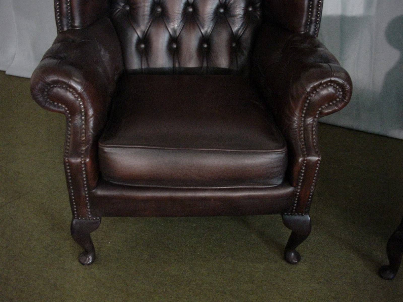 acheter fauteuils chesterfield cuir à Orléans