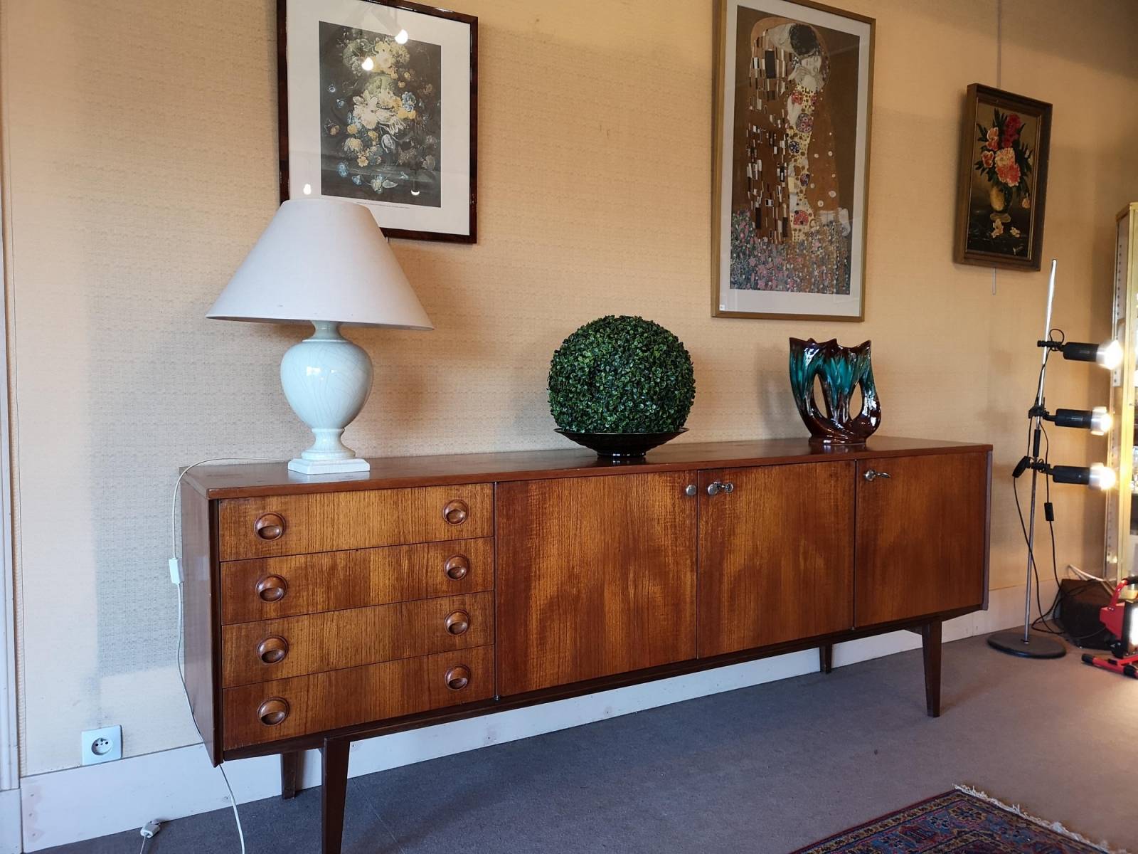 vente en ligne enfilade vintage teck style rétro scandinave proche Paris