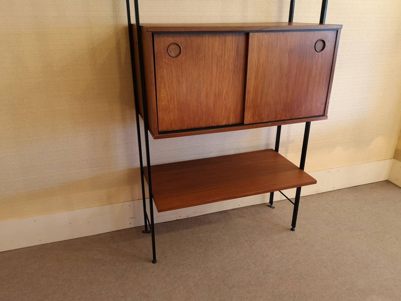 vends meuble bibliothèque ancien style déco loft vintage proche Rouen