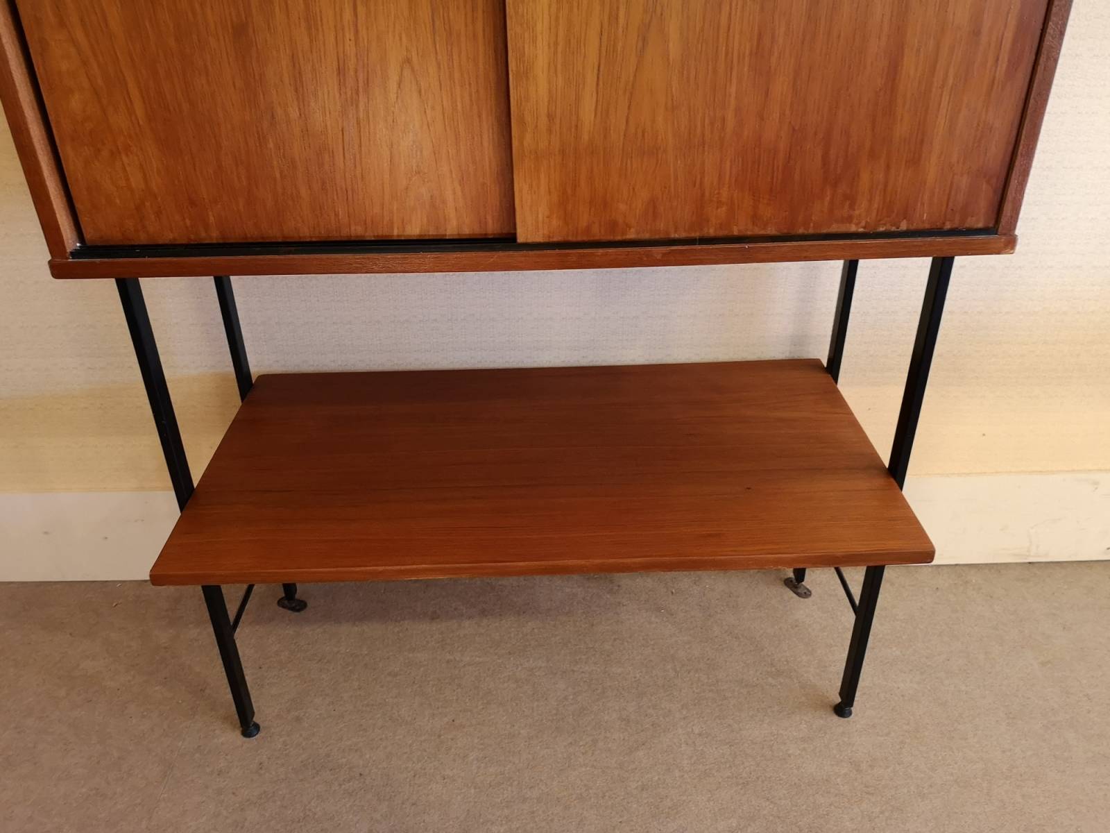 a vendre meuble vitrine bibliothèque années 1970 teck à Rouen