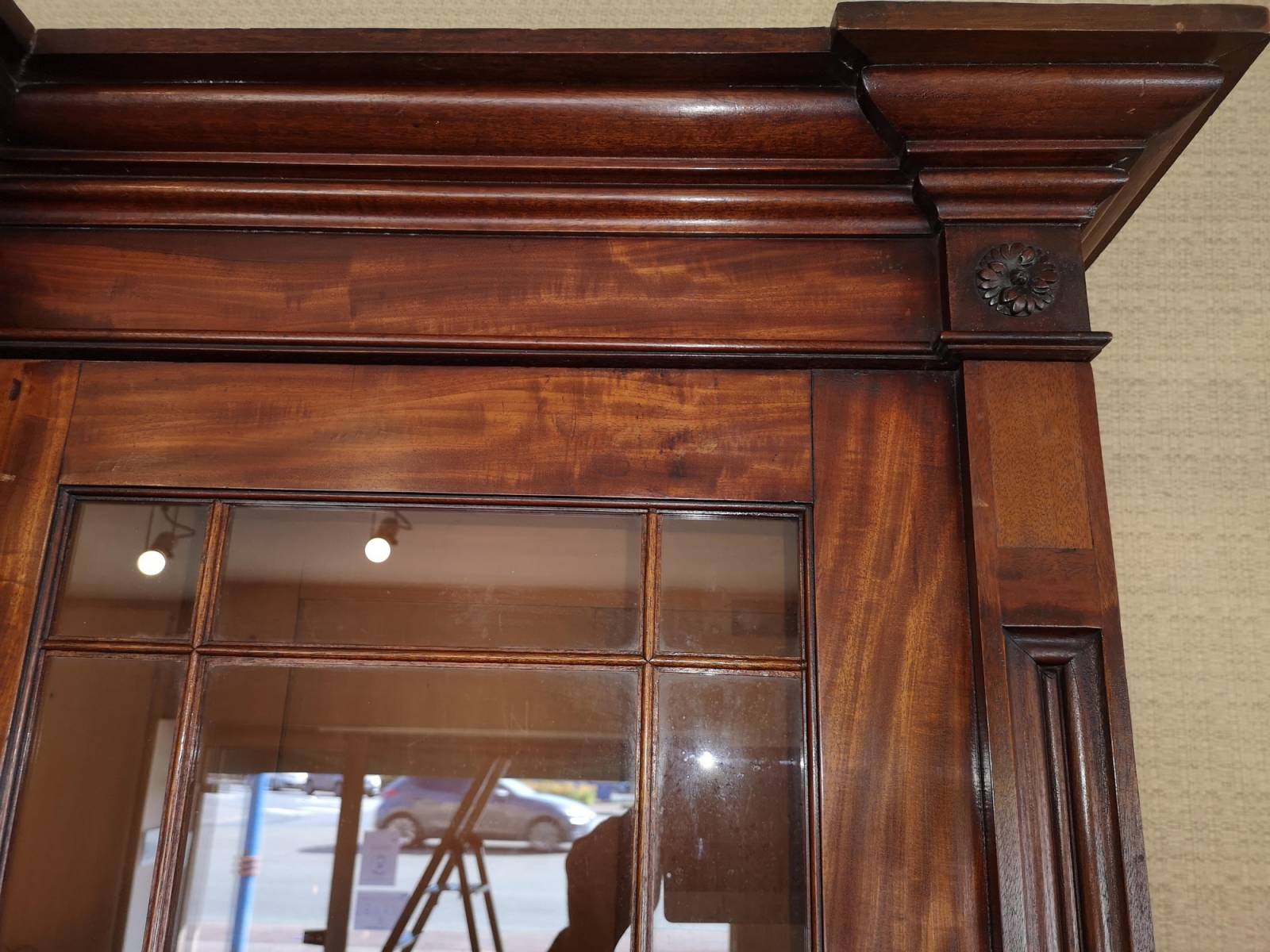 vente bibliothèque acajou anglaise style ancien à Bordeaux