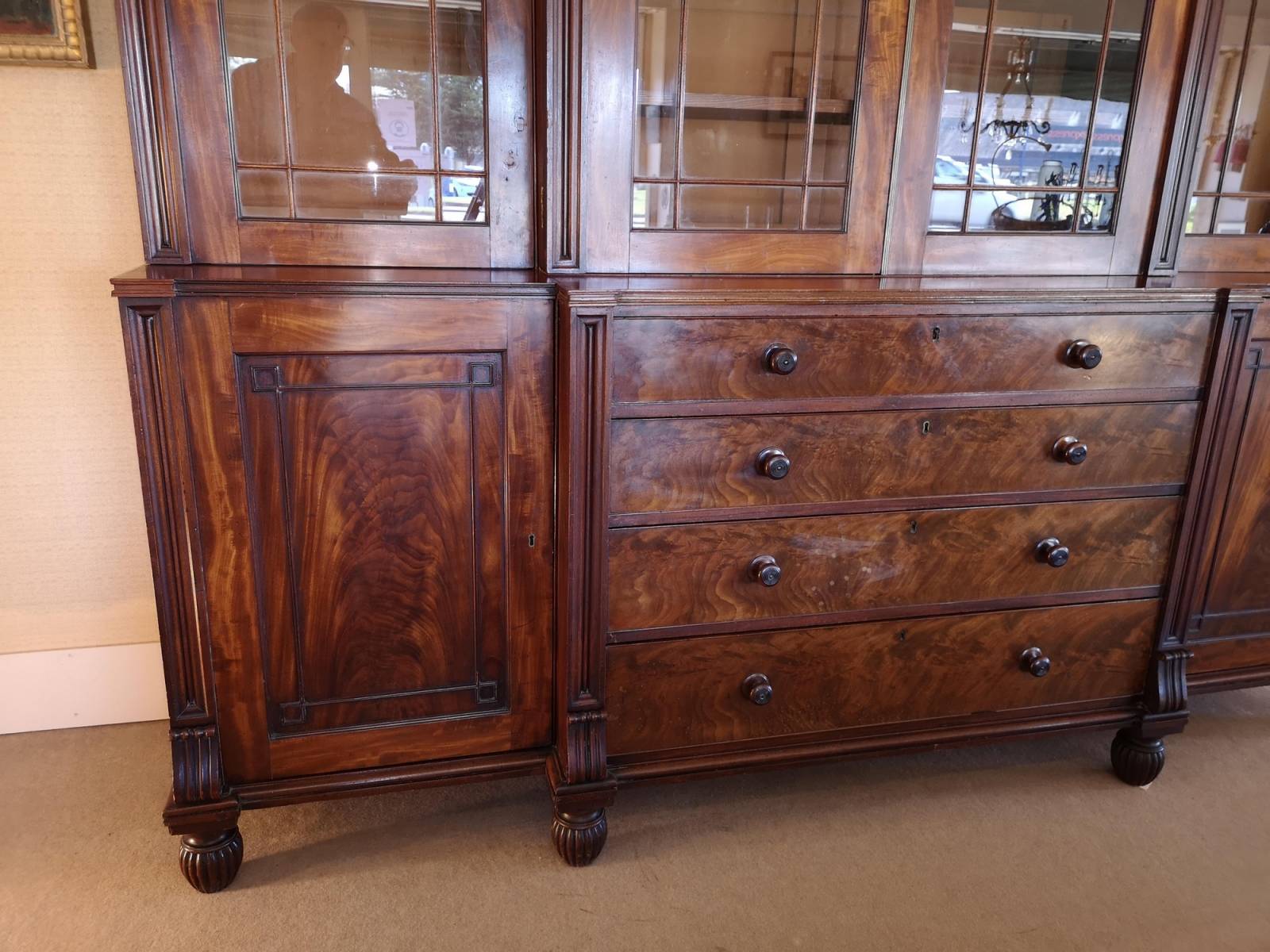 se faire livrer bibliothèque ancienne style vintage anglais à Bordeaux