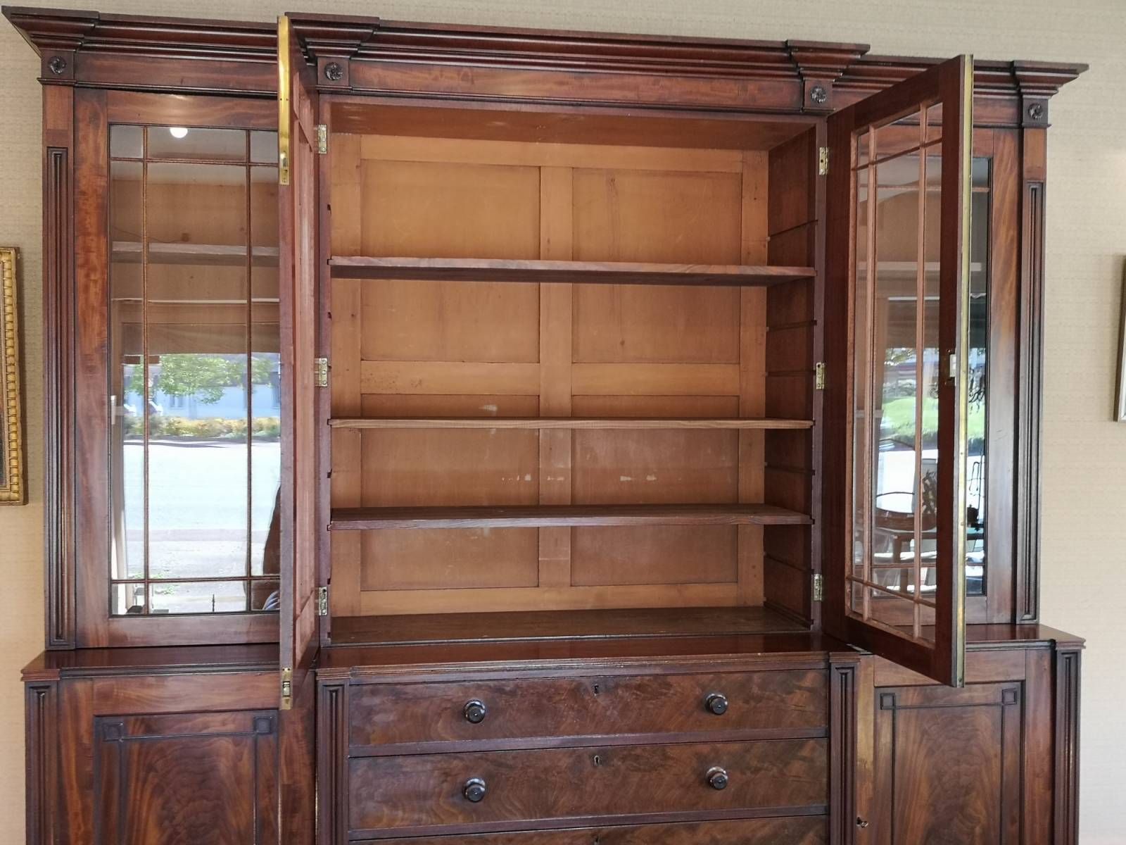 commander bibliothèque style rétro bois acajou anglaise à Bordeaux