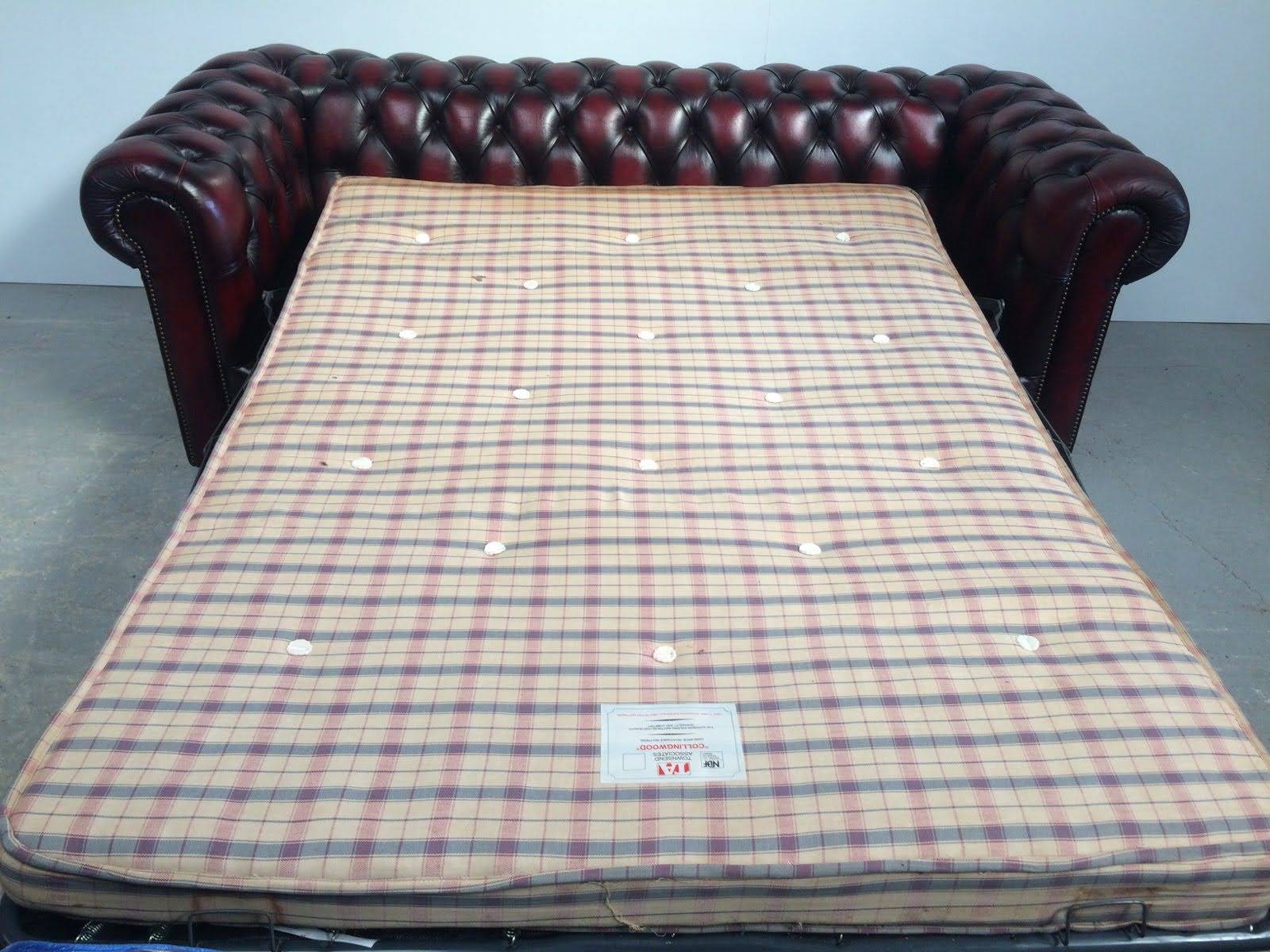 achat canapé chesterfield cuir trois places convertible à Paris