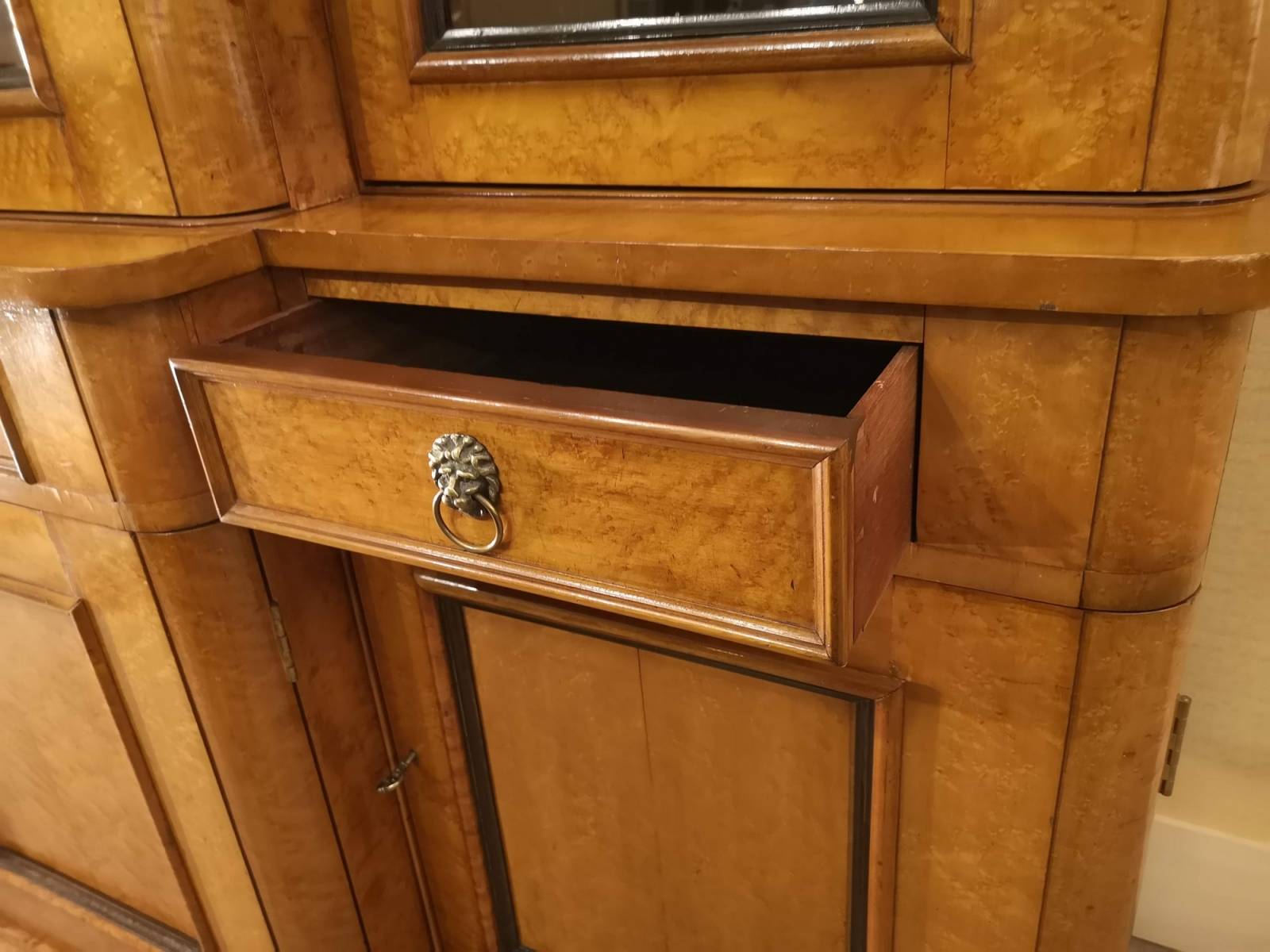 achat bibliothèque ancienne quatre portes style anglais proche Rouen