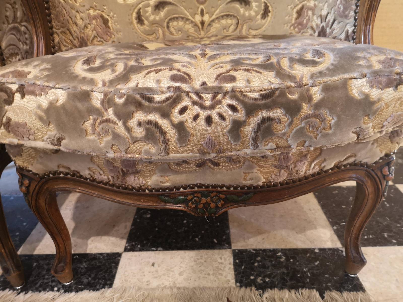acheter paire fauteuils style Louis XV vintage proche Rouen