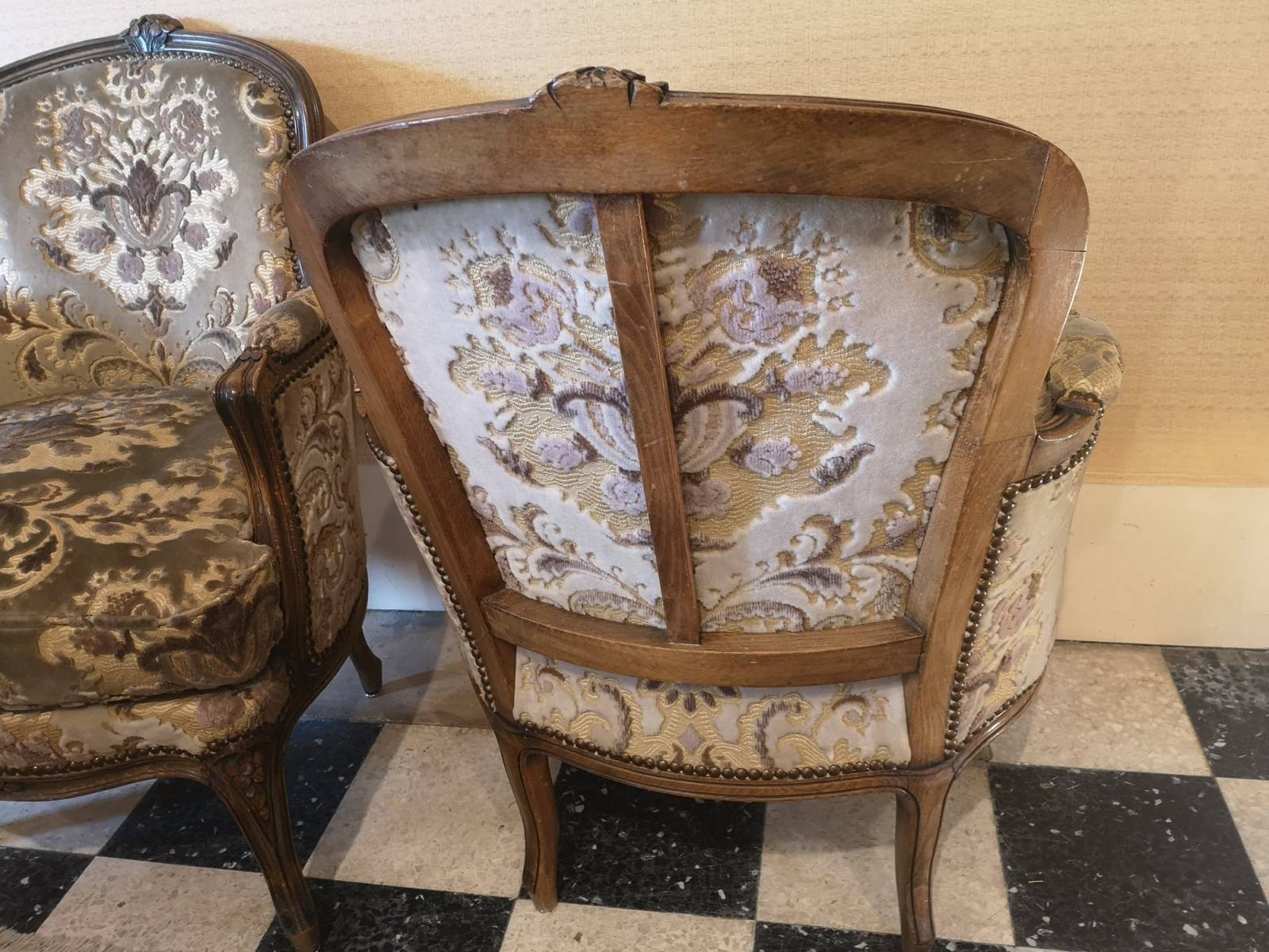 trouver fauteuils bergères style Louis XV seconde main proche Rouen