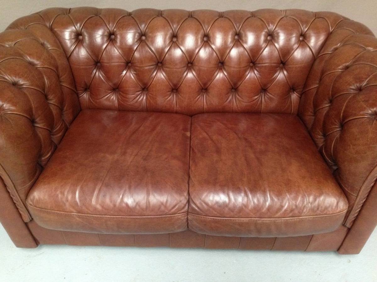 vous faire livrer canapé chesterfield marron en France
