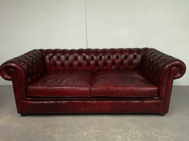 acheter canapés chesterfield cuir bordeaux style déco loft proche Lille
