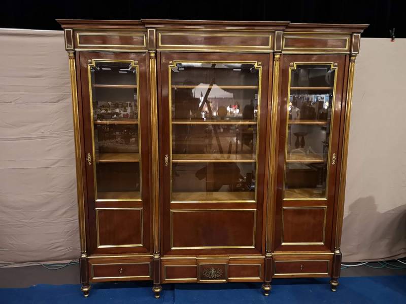 acheter bibliothèque ancienne acajou style Louis XVI proche Paris