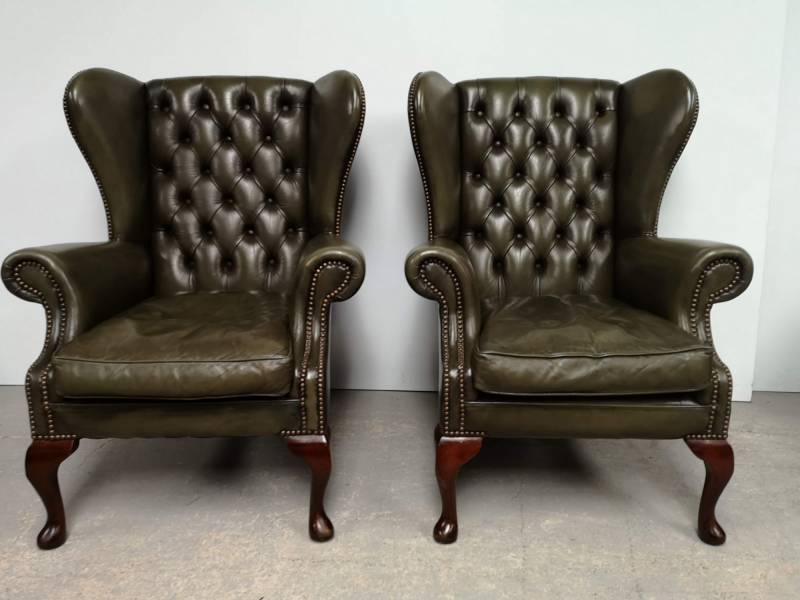 acheter paire de fauteuils chesterfield authentiques proche Rennes