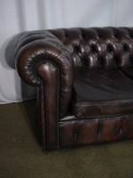 vends canapé chesterfield cuir à Rouen