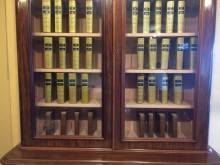 vends bibliotheque anglaise acajou en France