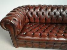 commander canapé chesterfield cuir marron trois places pas cher à Montpellier