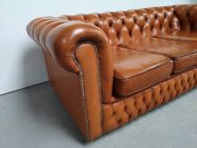 achat canapé chesterfield cuir trois places cuir vieilli proche Bordeaux
