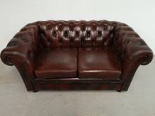 commander canapé chesterfield cuir marron anglais style ancien proche Paris