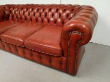 commander canapé chesterfield cuir trois places deuxième main à Reims