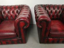commander fauteuils chesterfield cuir anciens style anglais à Paris