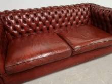 achat canapé chesterfield cuir trois places style vintage à Bordeaux