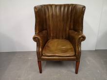 vente fauteuils chesterfield cuir seconde main à Paris