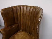 achat fauteuil chesterfield cuir vieilli proche Paris