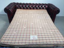 achat canapé chesterfield cuir trois places convertible à Paris