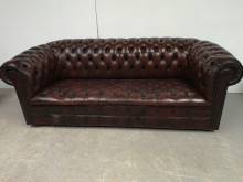 acheter canapé chesterfield cuir vieilli à Lille