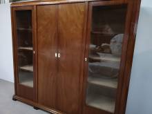 vente en ligne meuble bibliothèque acajou quatre portes proche Paris