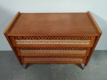 vends commode rotin style rétro proche Paris