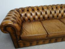 commander en ligne canapé chesterfield cuir marron trois places seconde vie proche Paris