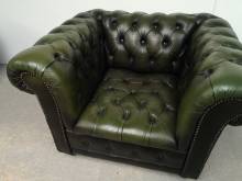 se faire livrer fauteuil chesterfield cuir vert vintage proche Paris
