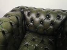 commander en ligne fauteuil chesterfield cuir vert deuxième main proche Paris