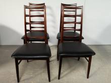 vends quatre chaises scandinaves anciennes à Paris