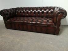 vente en ligne canapés chesterfield cuir vieilli marron proche Brest