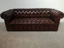 acheter canapé chesterfield cuir marron trois places proche Brest