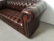 se faire livrer canapé chesterfield cuir vintage trois places style ancien proche Brest