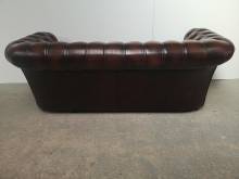 achat canapé chesterfield cuir marron trois places style décoration pubs anglais proche Brest