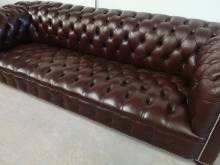 acheter en ligne canape chesterfield cuir quatre places véritable chesterfield proche Rouen