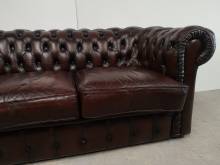 commander canapé chesterfield cuir marron deux places authentique chesterfield proche Rennes