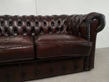 choisir canapé chesterfield cuir marron deux places import direct Angleterre proche Rennes