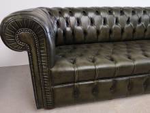 commander canapé chesterfield cuir vert trois places occasion proche Paris