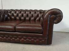 commander canapé chesterfield cuir marron original proche Le Havre