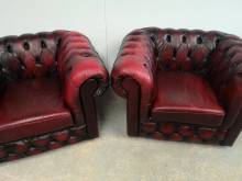 a acheter fauteuils chesterfield cuir bordeaux seconde main proche Vannes