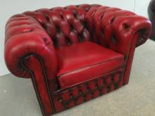 trouver fauteuil chesterfield cuir rouge fabrication traditionnelle proche Paris