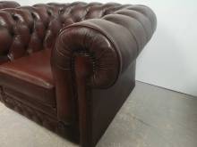 acheter fauteuil chesterfield cuir marron style décoration industrielle proche Montpellier