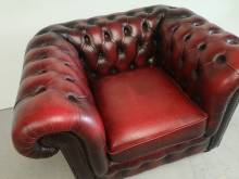 achat fauteuil chesterfield cuir bordeaux vintage proche Bayonne