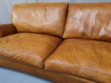 se faire livrer canapés vintage cuir marron proche Paris