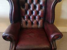 vente fauteuil chesterfield cuir vieilli bordeaux style décoration loft proche Rouen