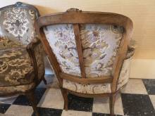 trouver fauteuils bergères style Louis XV seconde main proche Rouen
