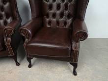 se faire livrer fauteuils chesterfield cuir marron haut de gamme proche Nantes
